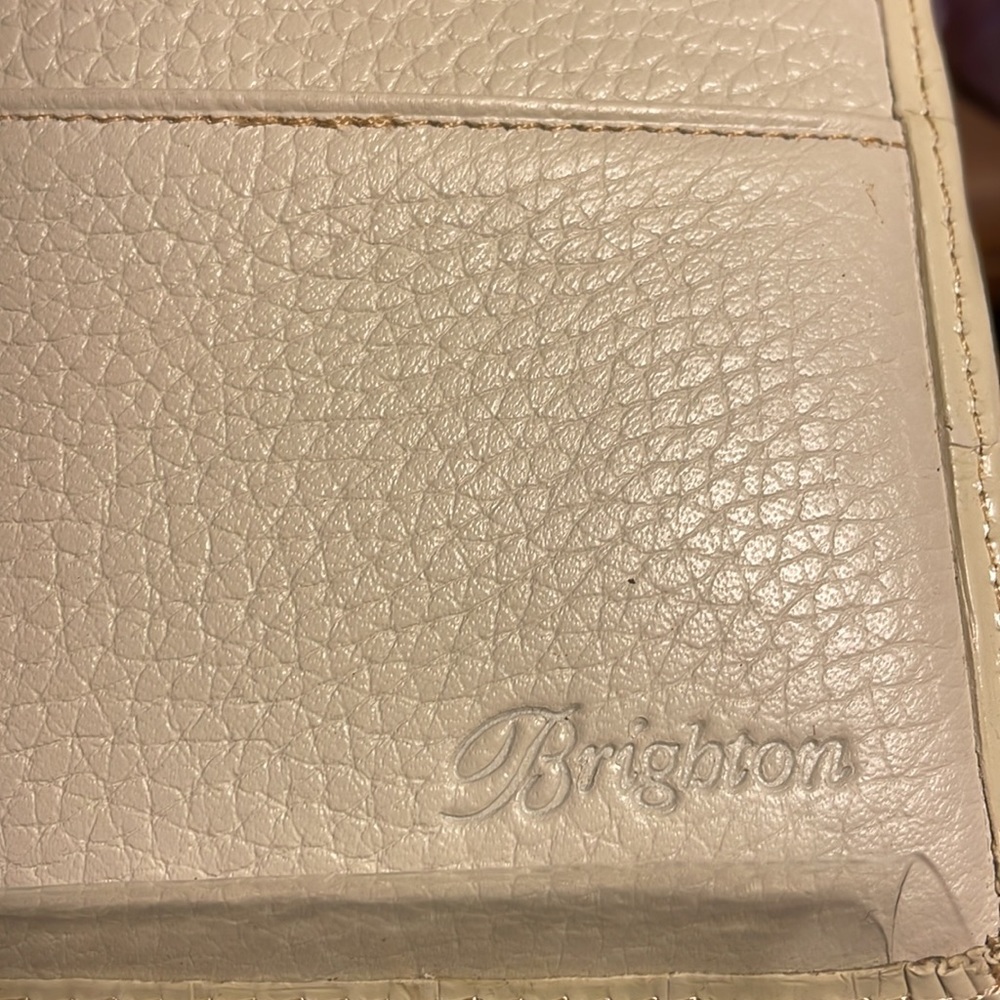 Brighton Fresca Beach leather colored hearts purse 'wallet' organizer - Picture 9 of 14